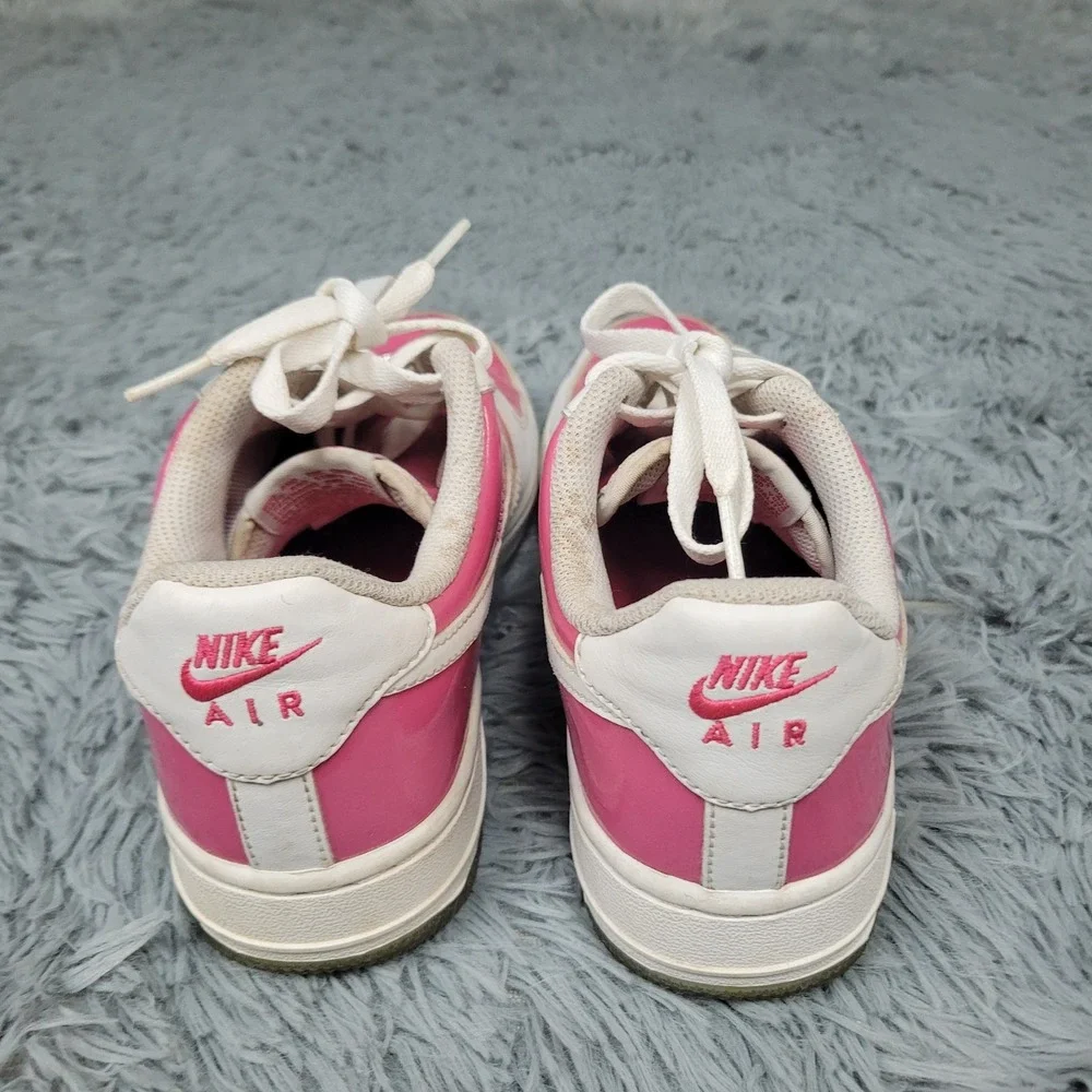 Nike Shoes Girls 5Y Air Force 1 Low LE Pink White Valentines Low Top Lace‎ Up